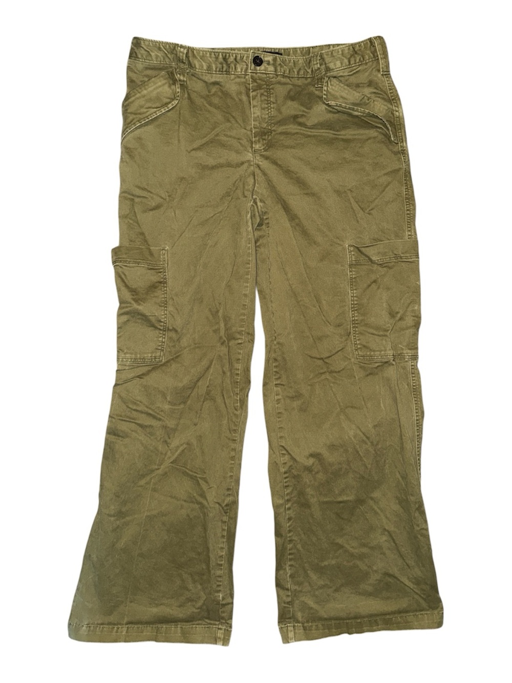 Banana Republic Women’s Olive Cargo Pants - Classic Utility Style 14